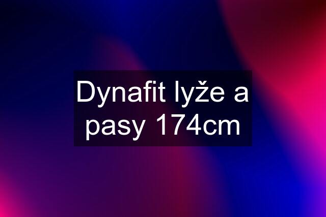 Dynafit lyže a pasy 174cm