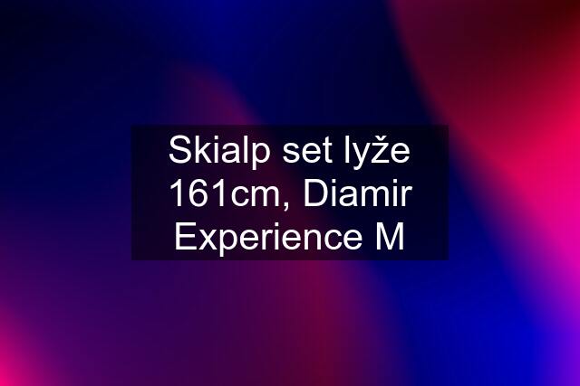 Skialp set lyže 161cm, Diamir Experience M