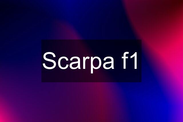 Scarpa f1