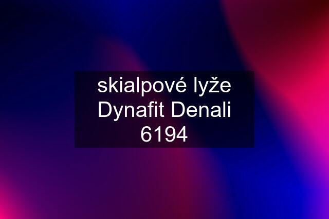 skialpové lyže Dynafit Denali 6194