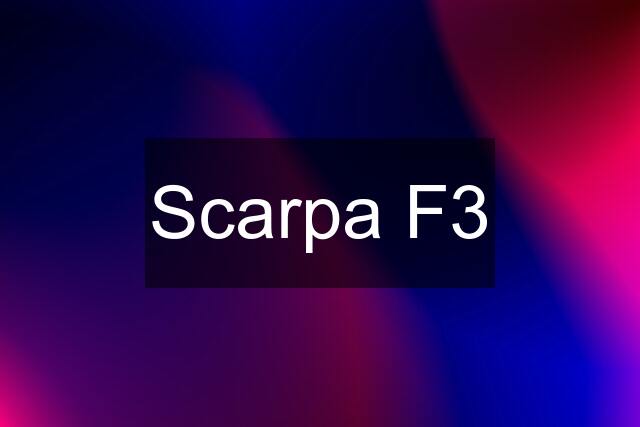 Scarpa F3