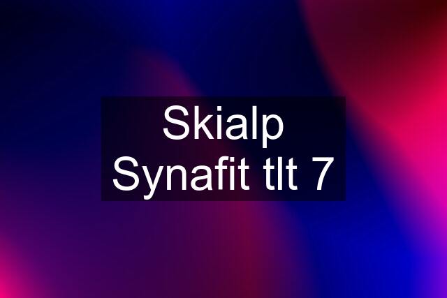 Skialp Synafit tlt 7