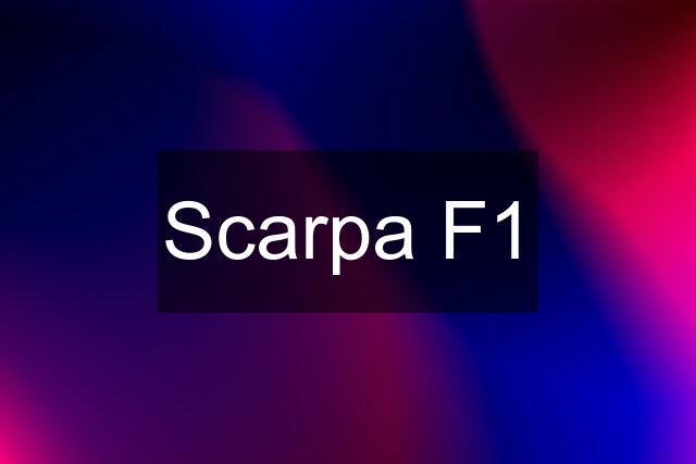 Scarpa F1