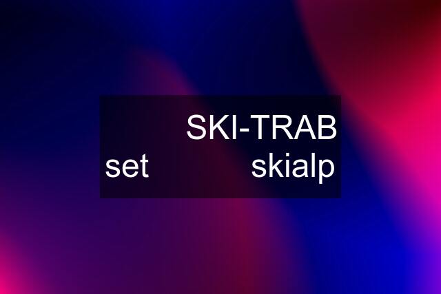 ☆☆☆ SKI-TRAB set☆☆☆   skialp