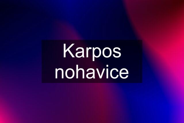 Karpos nohavice