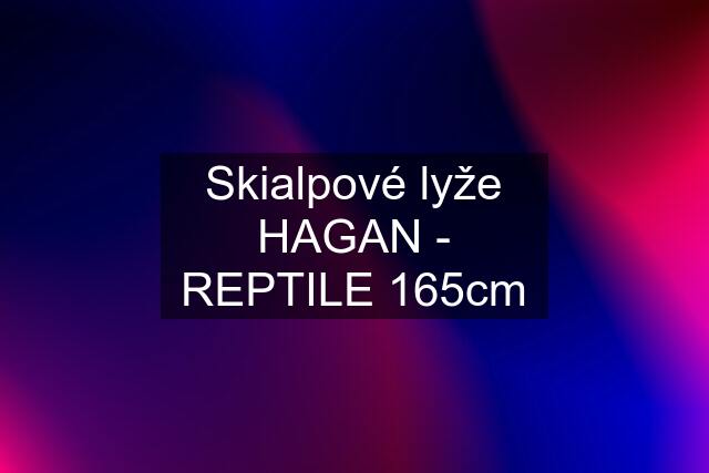 Skialpové lyže HAGAN - REPTILE 165cm