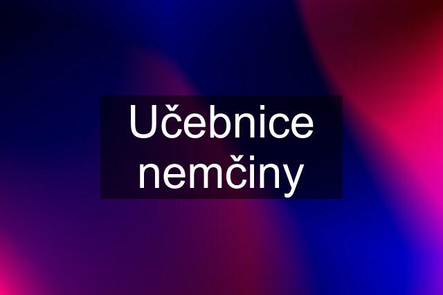 Učebnice nemčiny