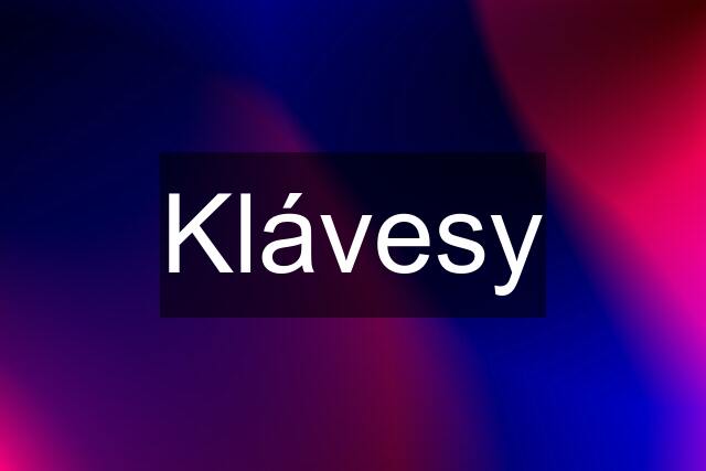 Klávesy