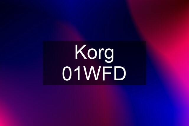 Korg 01WFD