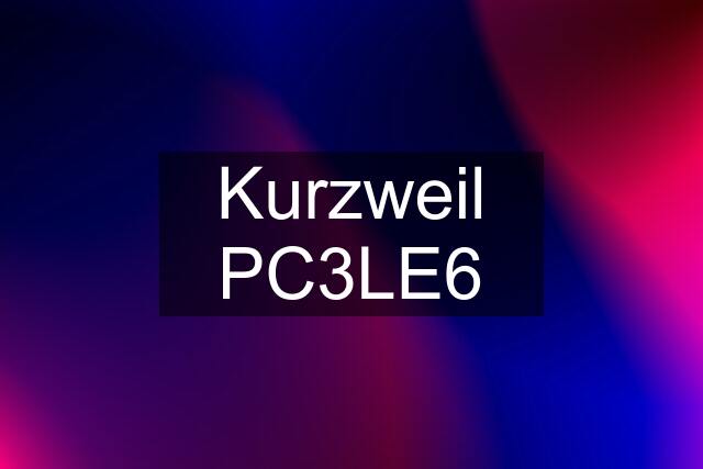 Kurzweil PC3LE6