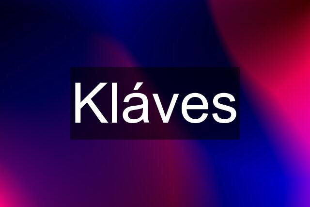 Kláves