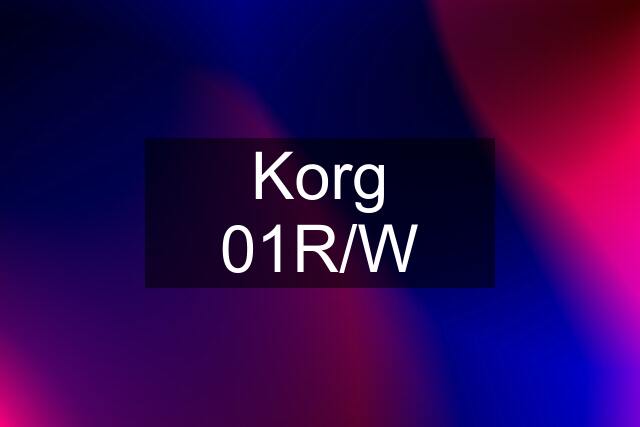 Korg 01R/W