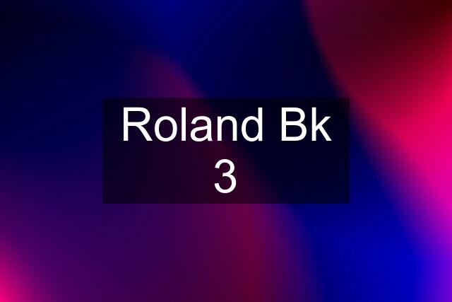 Roland Bk 3