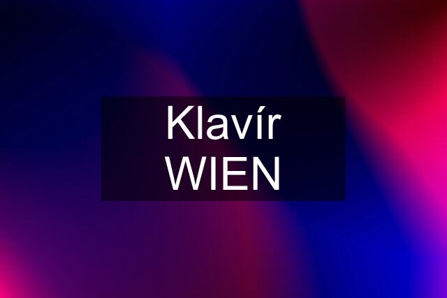 Klavír WIEN