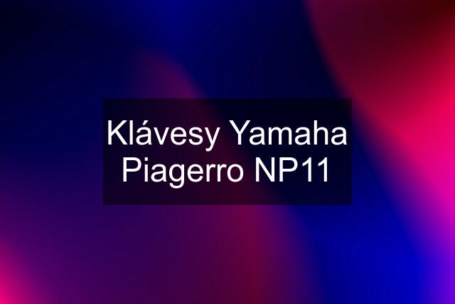 Klávesy Yamaha Piagerro NP11