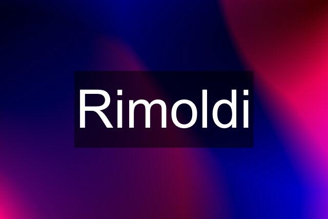 Rimoldi