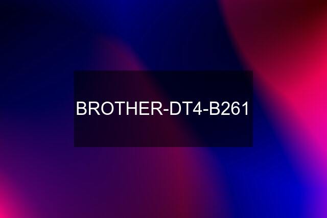 BROTHER-DT4-B261