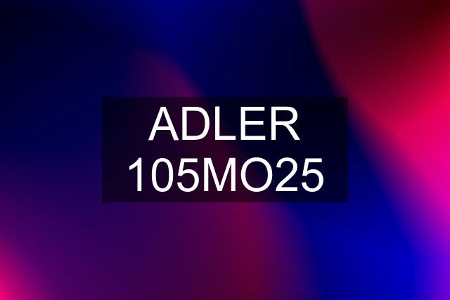 ADLER 105MO25