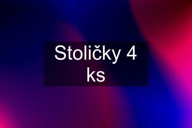 Stoličky 4 ks