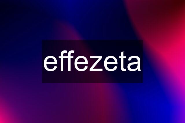 effezeta