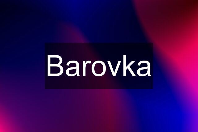 Barovka