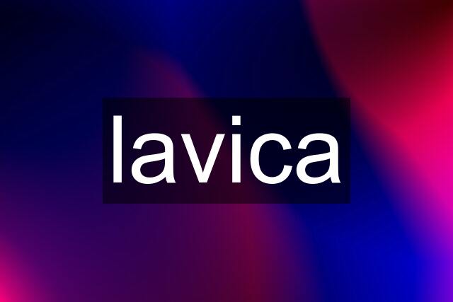 lavica