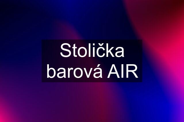 Stolička barová AIR