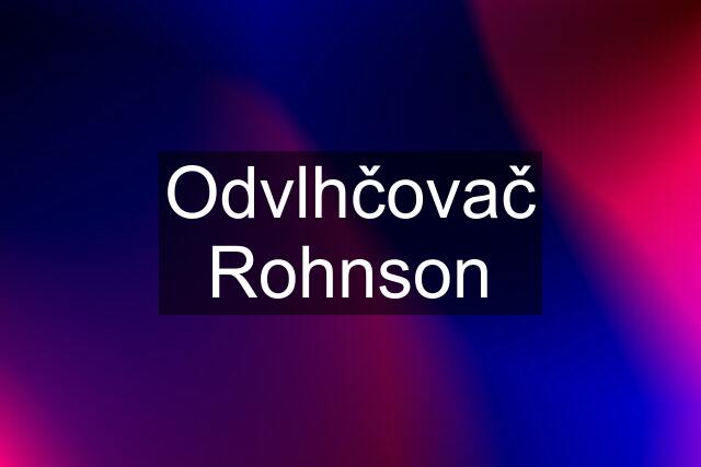 Odvlhčovač Rohnson