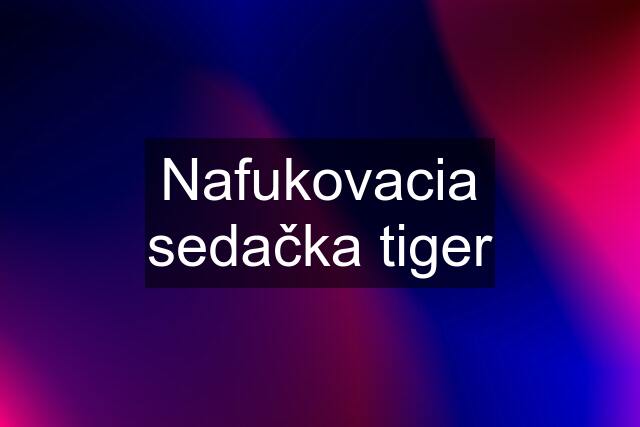 Nafukovacia sedačka tiger