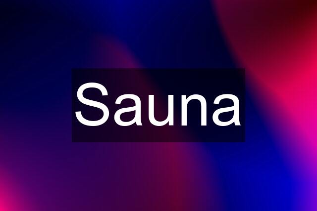 Sauna