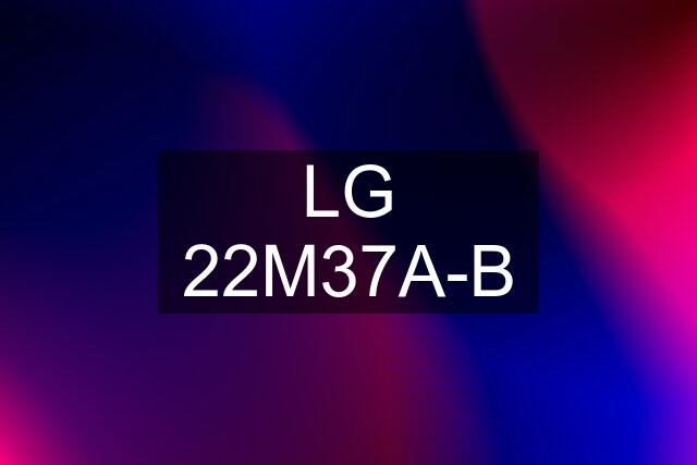 LG 22M37A-B