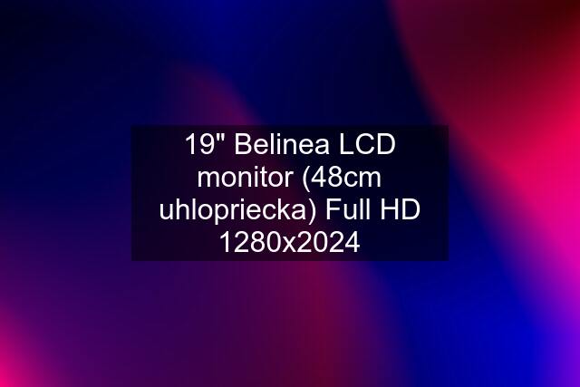 19" Belinea LCD monitor (48cm uhlopriecka) Full HD 1280x2024