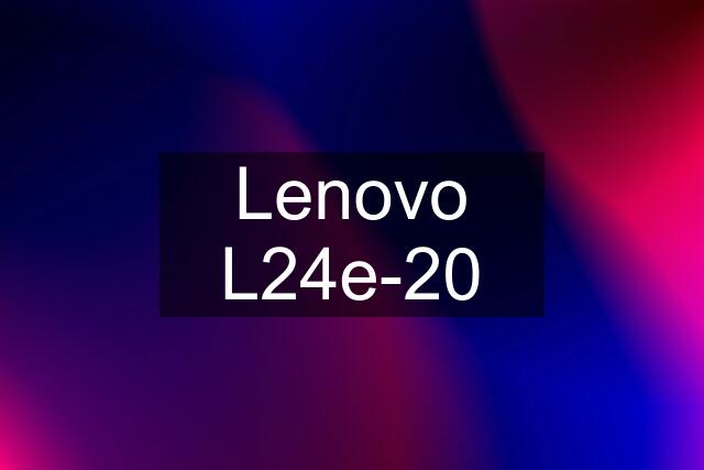 Lenovo L24e-20