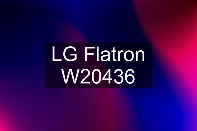 LG Flatron W20436