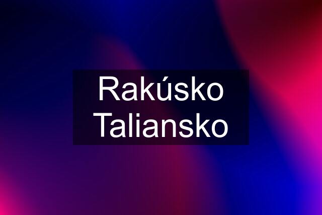 Rakúsko Taliansko