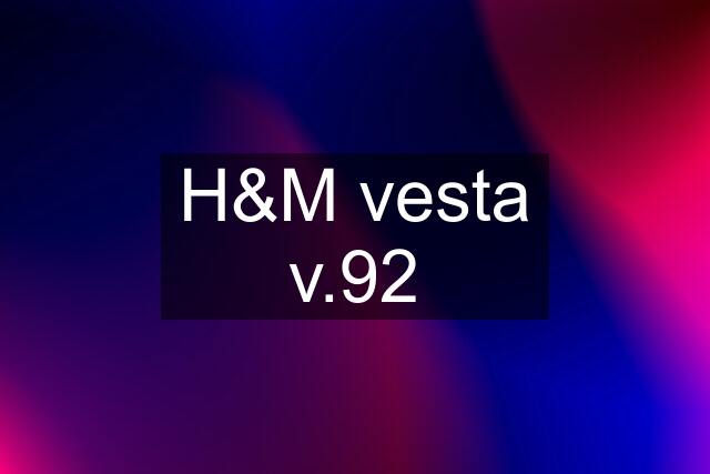 H&M vesta v.92