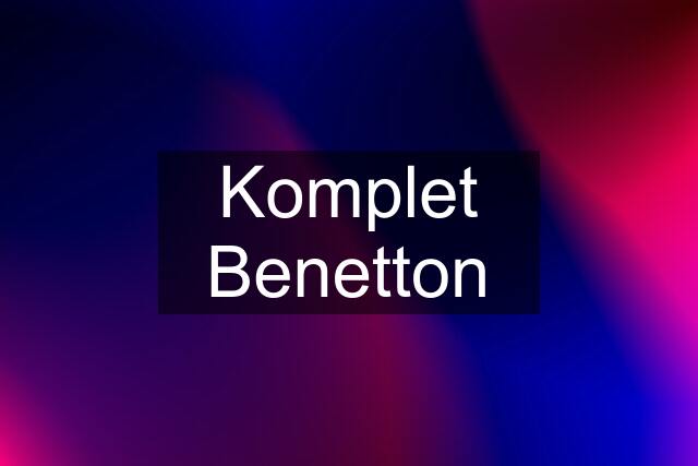 Komplet Benetton