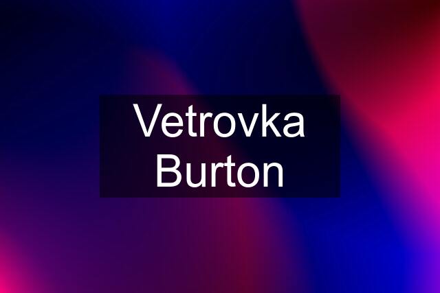 Vetrovka Burton