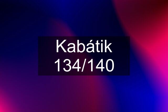 Kabátik 134/140