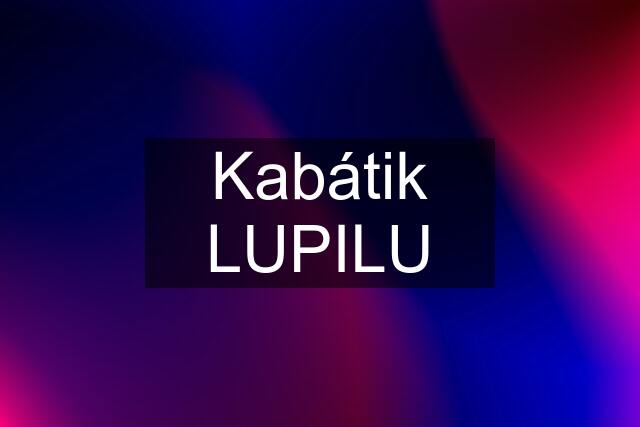 Kabátik LUPILU