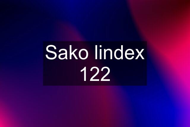 Sako lindex 122