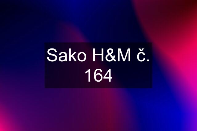 Sako H&M č. 164