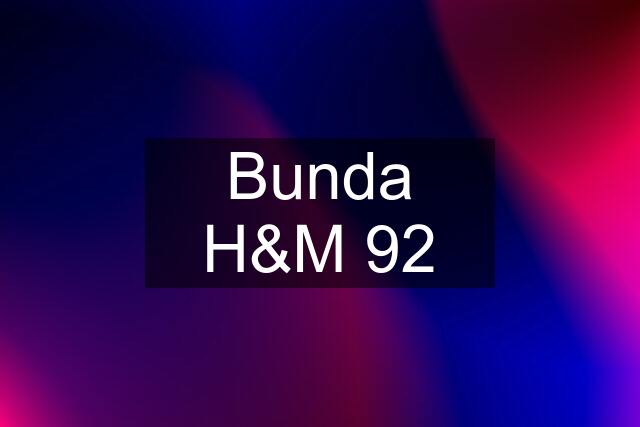 Bunda H&M 92