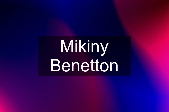 Mikiny Benetton