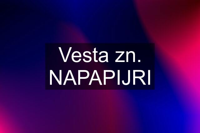 Vesta zn. NAPAPIJRI