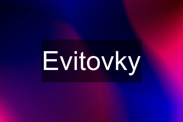 Evitovky