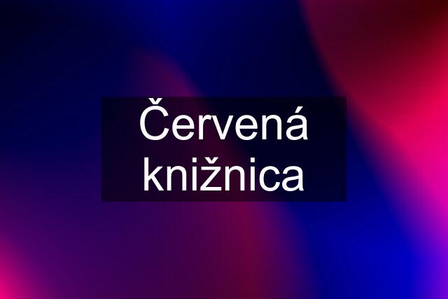 Červená knižnica