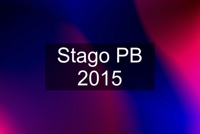 Stago PB 2015