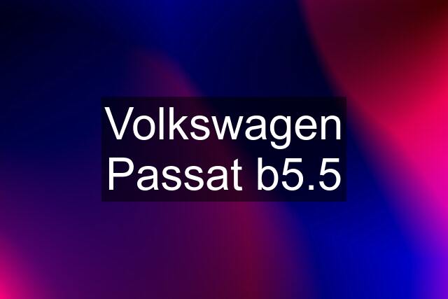 Volkswagen Passat b5.5