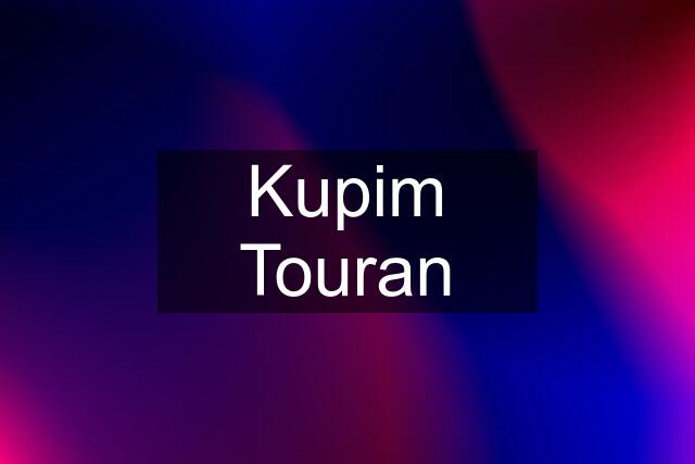 Kupim Touran